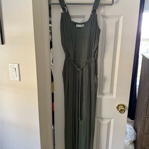 Planet Gold Olive Sleeveless Top